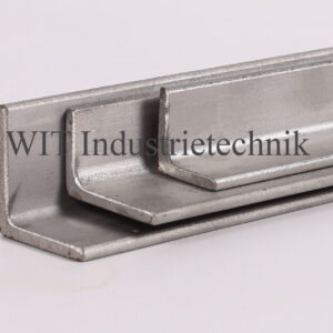Winkelstahl Edelstahl Winkel V2A 1.4301 schwei&szlig;bar bis 2000 mm L&auml;nge